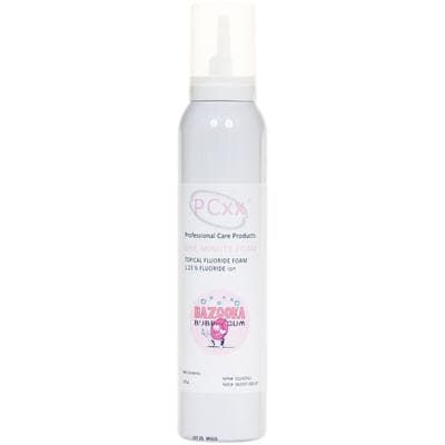 PCxx Topical Foam, 1.23% APF, Bazooka Bubblegum, 4.4 oz, FL-210-FM-BG - PCxx Topical Foam, 1.23% APF,  Bazooka Bubblegum, FL-210-FM-BG - Image 1