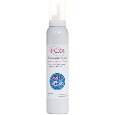 PCxx One Minute 1.23% APF Topical Fluoride Foam, Wild Cherry, 4.4 oz Bottle, FL-210-FM-WC - PCxx Topical Foam, 1.23% APF,  Wild Cherry, FL-210-FM-WC - Image 1