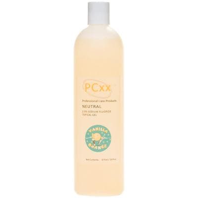PCxx™ 2.0% Sodium Fluoride Neutral Gel, 16.6 oz Bottle, Vanilla Orange, NDC 62007-0823-16 - PCxx™ 2.0% Sodium Fluoride Neutral Gel, 16.6 oz Bottle - Vanilla Orange - Image 1