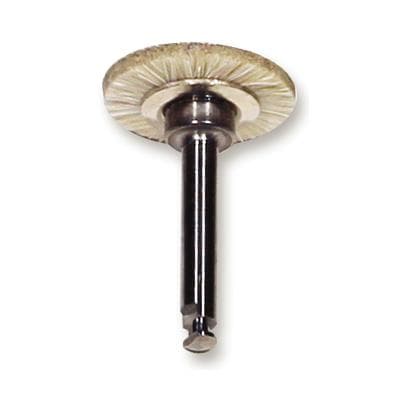 VH Technologies Polishing Brush, Wheel, 12 mm, RA, Soft, White, 12/Pkg thumbnail 2