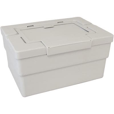 Large Plastic Mailer Box, Light Gray, 7-1/2" x 5-1/2" x 4", 5-1/2 oz, Each thumbnail 5