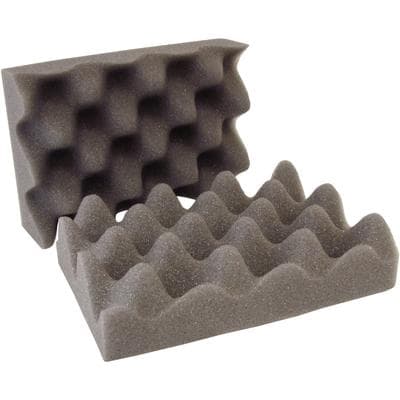 Keystone Convoluted Plastic Mailer Box Fillers, Large, Charcoal, 2/Pkg thumbnail 2