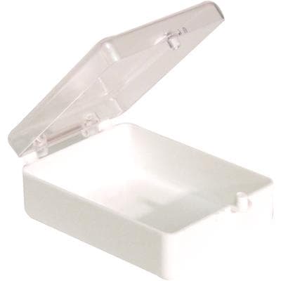 Keystone White/Clear Rigid C&B Boxes, 2" (50.8 mm), Hinged Snap-Type, 500/Box thumbnail 5