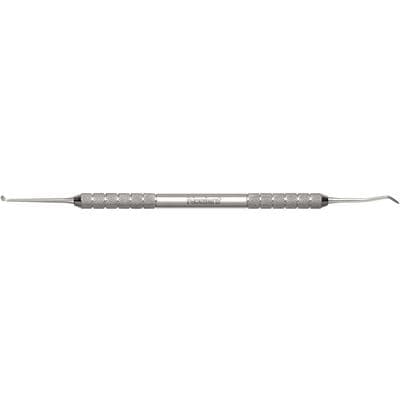 Nordent Cleoid-Discoid Carver #1 (90/93), Small, Double-Ended, Medium Round Handle, 1.5 mm, Stainless Steel thumbnail 10