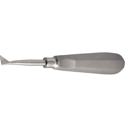 Nordent Surgical Elevator Cryer #44, Medium Flag, Left, Stainless Steel Handle, Single End, Standard Blade thumbnail 9