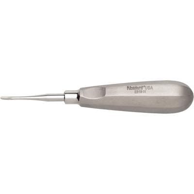 Nordent #81 Modified Apexo Straight Elevator, 3.0mm Blade, Stainless Steel, Single End, #201 Handle thumbnail 9