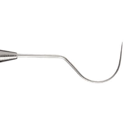 Nordent Expro N33/23 Double-Ended Color-Coded Probe/Explorer, DuraLite Round Handle, 3-6-9-12 mm Markings, #23 Shepherd's Hook, 1 Each thumbnail 7
