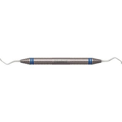 Nordent Sickle Scaler #M-23 Doeppler Posterior, Double-End, DuraLite ColorRings Handle, Stainless Steel, 1/Pkg thumbnail 3