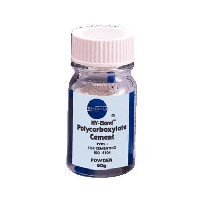 Shofu HY-Bond Polycarboxylate Cement, Powder, 60 g Bottle, 1/Pk, #1161 thumbnail 9