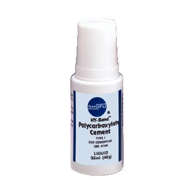 HY-Bond Polycarboxylate Cement, Liquid, 33 ml Bottle, 1/Pk, #1162 thumbnail 7
