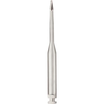 EndoGuide™ Precision Micro Endodontic Bur #EG2, Tapered Fissure Round End, 0.3 mm Diameter, 2.5 mm Length, Friction Grip, 5/Pkg thumbnail 6