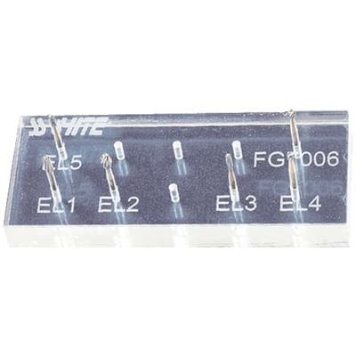 SS White Express Line Lab Metal Finishing Carbide Bur Kit, 6 Burs with Clear Acrylic Block, 01KTRQJVR5YY6KQEJ21P0T8F0Y thumbnail 4