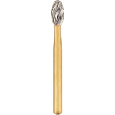 SS White Express Line Lab Metal Finishing Carbide Bur, Egg Shape, Friction Grip, #EL-2, 2.3 mm Diameter, 4 mm Length, 10/Pkg thumbnail 5