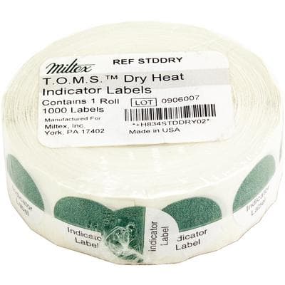 Miltex-Integra Dry Heat Indicator Labels, 1" x 60 Yards, Roll of 1000, Color-Changing thumbnail 4