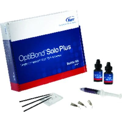 Kerr OptiBond Solo Plus Total-Etch Adhesive Bottle Kit, 2 x 5 mL Bottles, 3 g Gel Etchant Syringe, 20 Tips, 25 Mixing Wells, 100 Applicator Tips, #31514 thumbnail 24