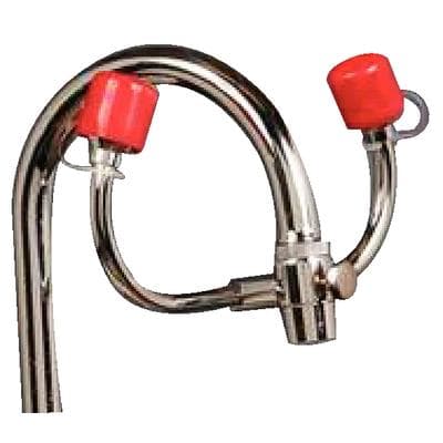 Emergency Eyewash Station with Eliminator Valve, Angled, Faucet Mount, 1/Unit thumbnail 3