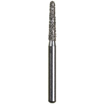 Spring Disposable Diamond Bur, Regular FG, Coarse, Green Ring, Cone Round End, #856, 1.6 mm Diameter, 7 mm Length, 10/Pkg - Spring Disposable Diamonds – Regular FG, Coarse, Green, Cone Round End - # 856, 1.6 mm Diameter, 7 mm Length, 10/Pkg - Image 1