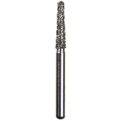 Spring Disposable Diamond Bur, Regular FG, Super Coarse, Black, Cone Round End, #856, 1.6 mm Diameter, 7 mm Length, 10/Pkg - Spring Disposable Diamonds – Regular FG, Super Coarse, Black, Cone Round End - # 856, 1.6 mm Diameter, 7 mm Length, 10/Pkg - Image 1