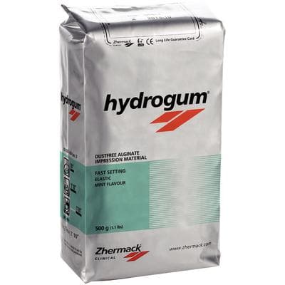 Zhermack Hydrogum Fast-Set Alginate Impression Material, Mint Flavor, Green, 500 g (1.1 lb) Bag, C302025 thumbnail 9