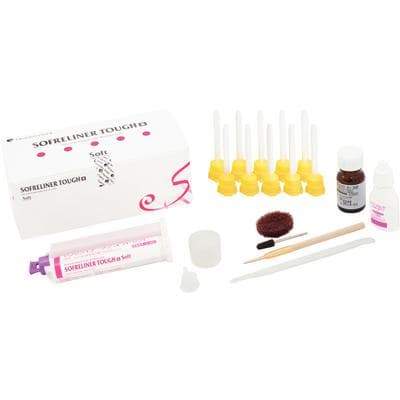 Sofreliner Tough S (Soft) Denture Reline Kit, 52 g Cartridge, 10 mL Primer, 23401 thumbnail 27