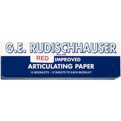 Articulating Paper, Red, Thin, 12/Pkg - Articulating Paper – Red, Thin, 12/Pkg - Articulating Paper – Red, Thin, 12/Pkg - Image 1