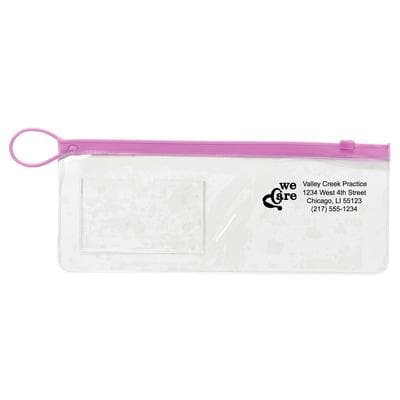 TOOTHcases Personalized Tooth-Shaped Boxes, Clear, 10" W x 4" H, Black Ink, 288/Pkg thumbnail 2