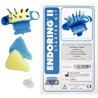 Jordco Endoring II Starter Kit, Blue Assembly, 48 e-Foam Inserts, 2 Gelwells, 1/Kit thumbnail 3