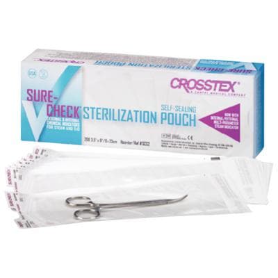 Crosstex Sure-Check® Sterilization Pouches, 5.25" x 15" (13 x 38 cm), Self-Sealing, with Built-In Internal/External Multi-Parameter Indicators, 200/Box, SCL5152 thumbnail 9