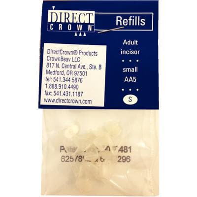 DirectCrown® Adult Anterior Incisor Temporary Crown Refill, Small, 8/Pkg, AA-5 thumbnail 5
