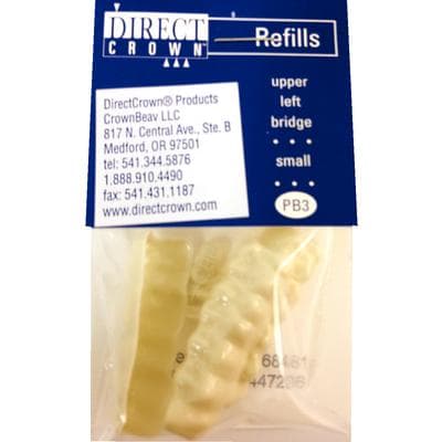 DirectCrown Posterior Bridge Refill, Upper Left Small, Opaque, 3 Shells/Pack thumbnail 5