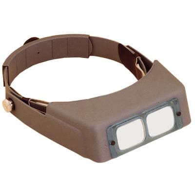 Dixon Optivisor Headband Magnifier, 4" Focal Length, 3.5X Magnification, 1/Pkg - Optivisor - 4" Focal Length, 3-1/2X Magnification - Image 1