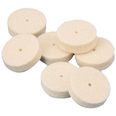 Dixon Miniature Square Edge Felt Wheels, Hard, 1" x 1/8", 100/Pkg - Miniature Square Edge Felt Wheels - Hard, 1" x 1/8", 100/Pkg - Image 1