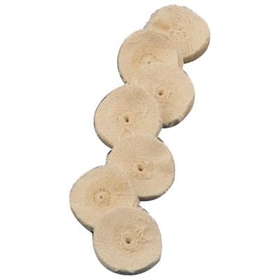 Dixon Miniature Finex Muslin Buffs, 16-Ply, 1" Diameter, 1 Row Stitching, 1/Pkg - Miniature Finex Muslin Buffs – 16-Ply - 1" diameter, 1 Row Stiching, 1/Pkg - Image 1