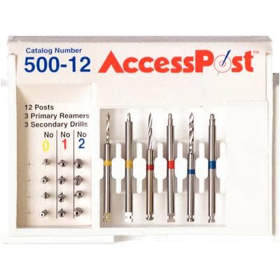 AccessPost Intro Kit, Stainless Steel, Assorted Sizes #0/#1/#2, 12 Posts, 500-12 thumbnail 6