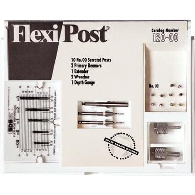 Flexi-Post Post System, Stainless Steel, Intro Kit, Size #00, White, 10 Posts, 120-00 thumbnail 8