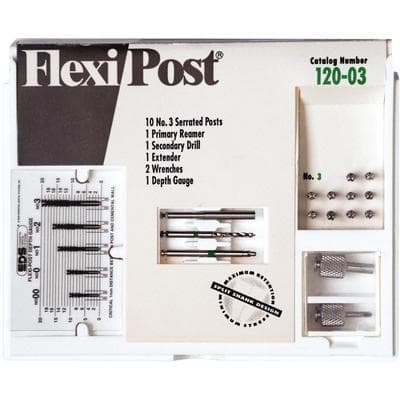 Flexi-Post Stainless Steel Prefabricated Post Standard Introductory Kit, Size 3 (Green), 10 Posts with Reamers, Wrenches & Gauge, 120-03 thumbnail 6
