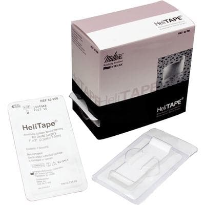 HeliTape Collagen Wound Dressing, 1" x 3" (2.5 cm x 7.5 cm), Sterile, 10/Box, 62-200 thumbnail 12