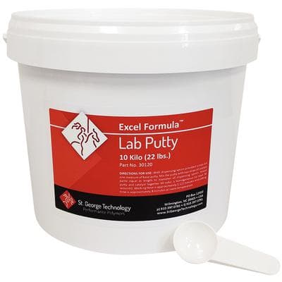 Excel Formula® Lab Putty, Vinyl Polysiloxane, 10 kg (22 lb) Tub, Base thumbnail 3