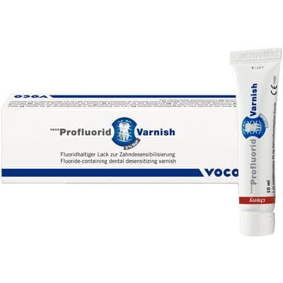 VOCO Profluorid 5% Sodium Fluoride Varnish, 10 ml Tube, Cherry Flavor, 1267 thumbnail 11