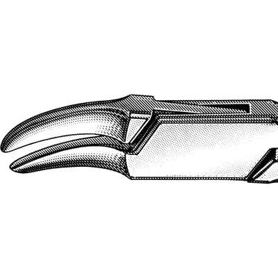 Gordon Contouring Pliers #137, Non-Cutting, Non-Locking, Curved Smooth Tip, 1/Pkg thumbnail 5