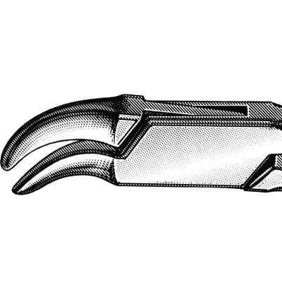 J&J Instruments Reynolds Contouring Pliers #115, Curved Smooth Tips, Non-Locking, 1/Pkg, 09-115 thumbnail 8
