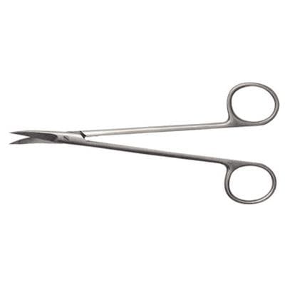 J&J Instruments Kelly Scissors 6.25" Curved, 1 Serrated Blade, 12-295 thumbnail 5