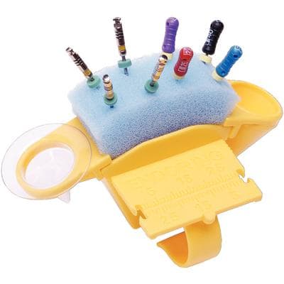 EndoRing II Hand-held Endodontic Instrument Organizer without Metal Ruler, Yellow, 1/Pkg thumbnail 2