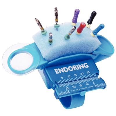 Endoring II® with Metal Ruler, Blue, 1 Assembly, 1 Ruler, 6 e-Foam Inserts, 4 Gelwells thumbnail 2