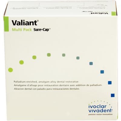 Valiant Sure Cap Amalgam Capsules, #2 Spill (Double Spill), Regular Set, 600 mg, Beige, 500/Box, NA6050221 thumbnail 6