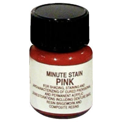 Minute Stain Colored Acrylic Liquid, Pink, 6cc (1/4 oz) Single Bottle thumbnail 4