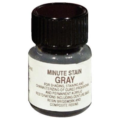 Minute Stain Colored Acrylic Liquid, Gray, 6cc (1/4 oz) Bottle thumbnail 4