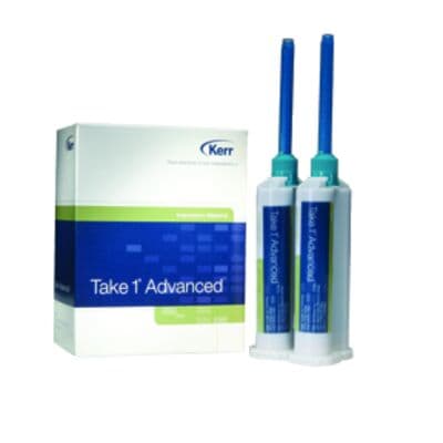Take 1 Advanced VPS Impression Material, Cartridge Refill, Rigid Tray, Fast Set, Dark Green, 2 x 50 mL Cartridges with 6 Mixing Tips, 34457 thumbnail 12