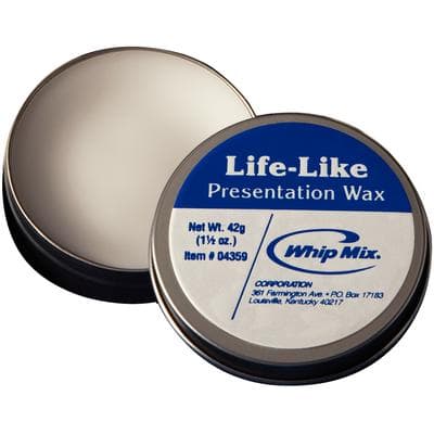 Whip Mix Life-Like Presentation Wax, White, 1.5 oz (42 g) Covered Tin, #04359 thumbnail 8
