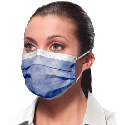 Crosstex Isofluid Earloop Face Mask, ASTM Level 1, Sapphire, Latex-Free, 50/Box, GCISA thumbnail 22